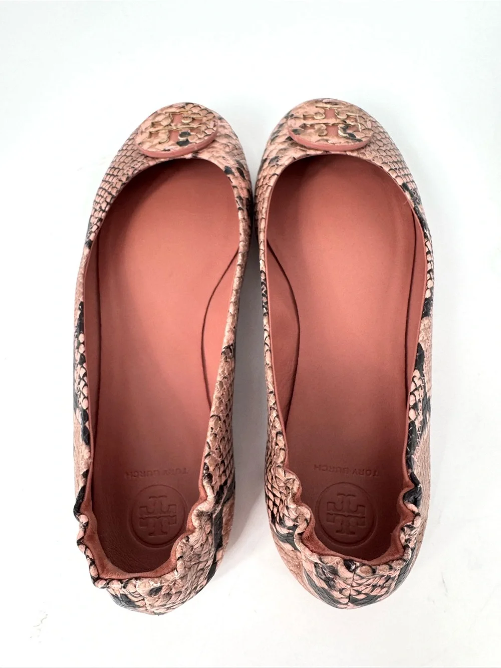 Tory Burch Minnie Travel Ballet Flat Blush